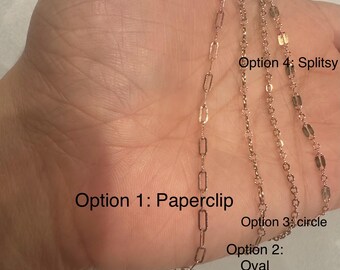 14k Rose Gold custom bracelet or necklace!