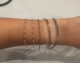 Custom Stainless Steel to Size Bracelets and Necklaces!