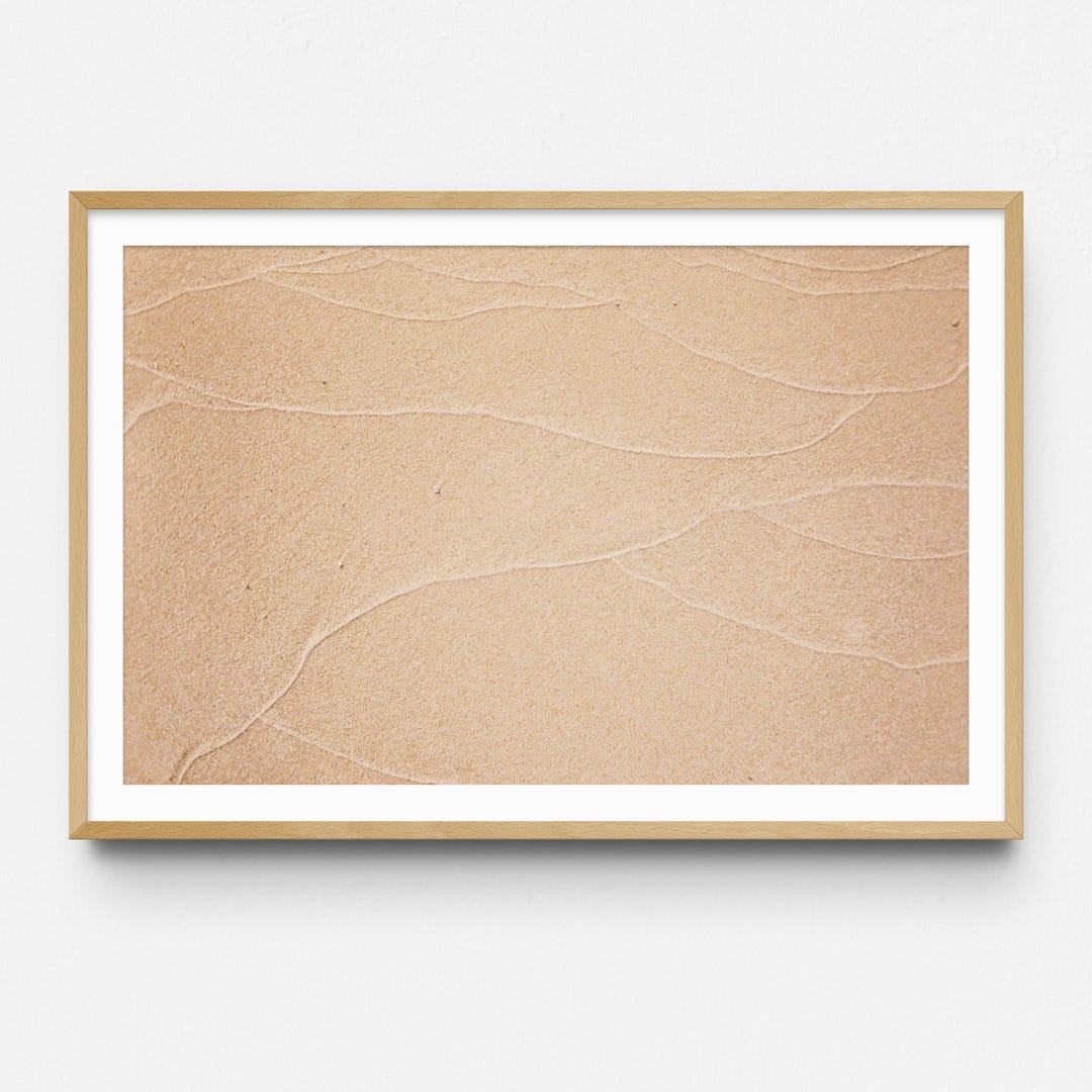 Abstract Sand Texture Photography Print | Neutral Minimal Wall Art ...