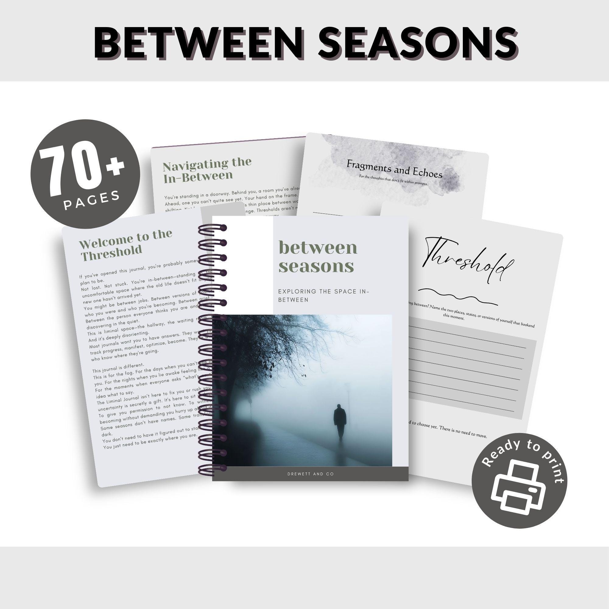 The Liminal Journal | Guided Journal for Life Transitions & Uncertainty ...
