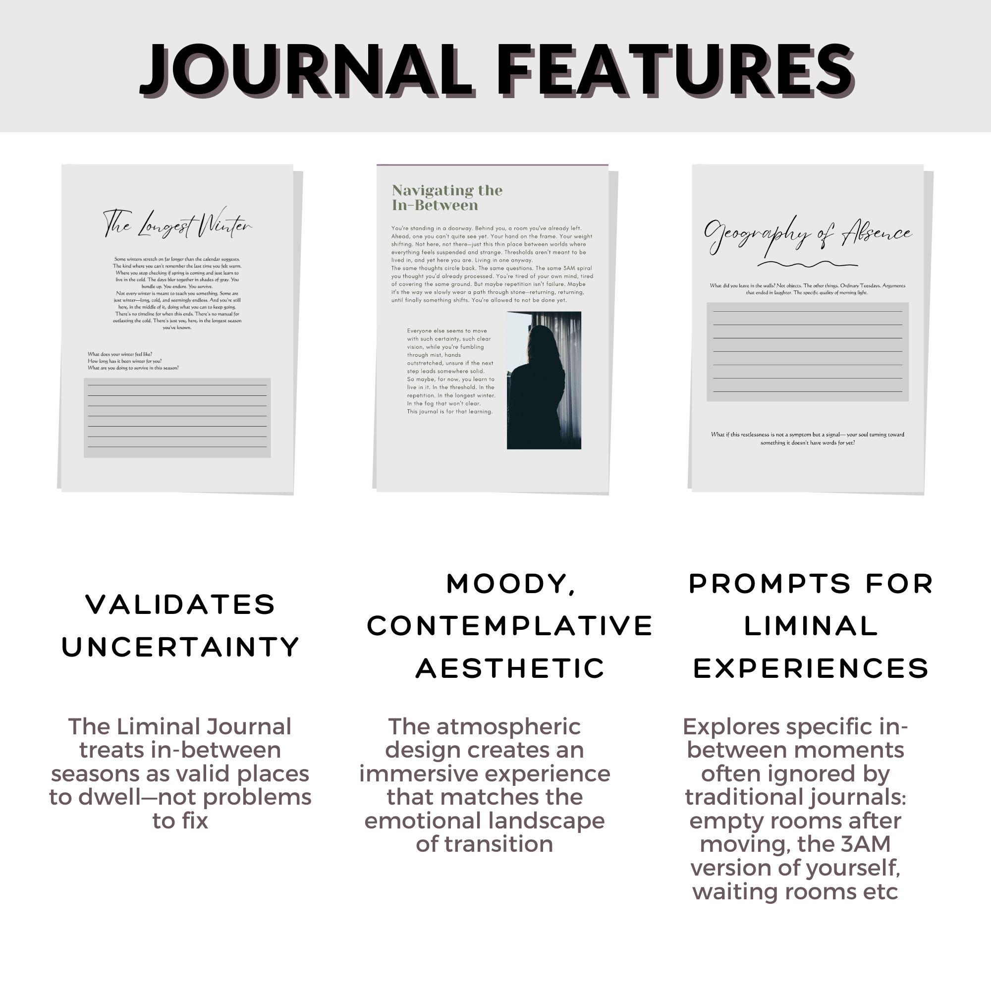 The Liminal Journal | Guided Journal for Life Transitions & Uncertainty ...