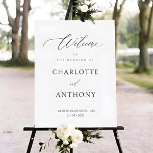 Minimalist Wedding Welcome Sign Template Editable Canva Sign Set Simple Wedding Welcome Sign Multiple Sizes Instant Digital Download