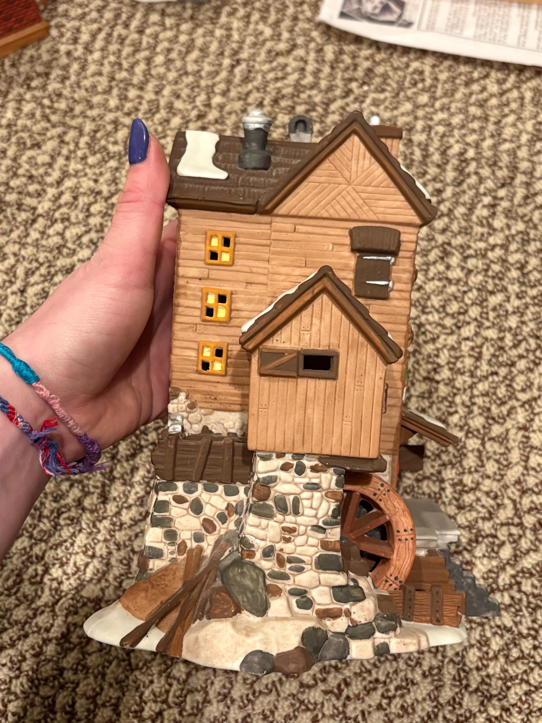 DICKENS VILLAGE56 陶器ハウス Department 56 Dickens Village Denton Mill | 1993 Retired