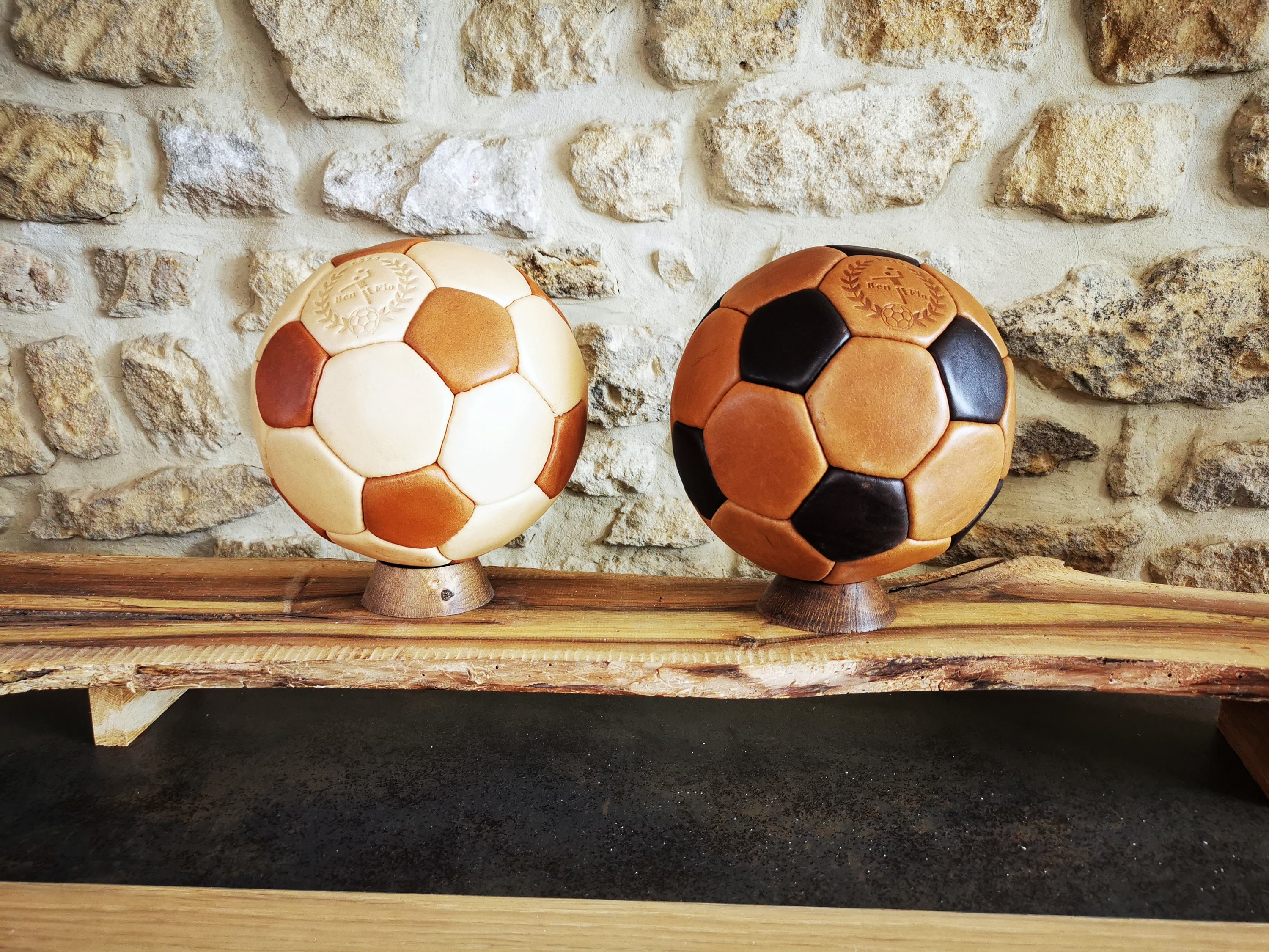 Personalized Leather Handball – Vintage Sports Decor, Decorative ...