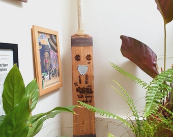 Unique Old vintage cricket bat used in the UK (Wooden) 1940-1950 - FREE ENGRAVING to customize with your name