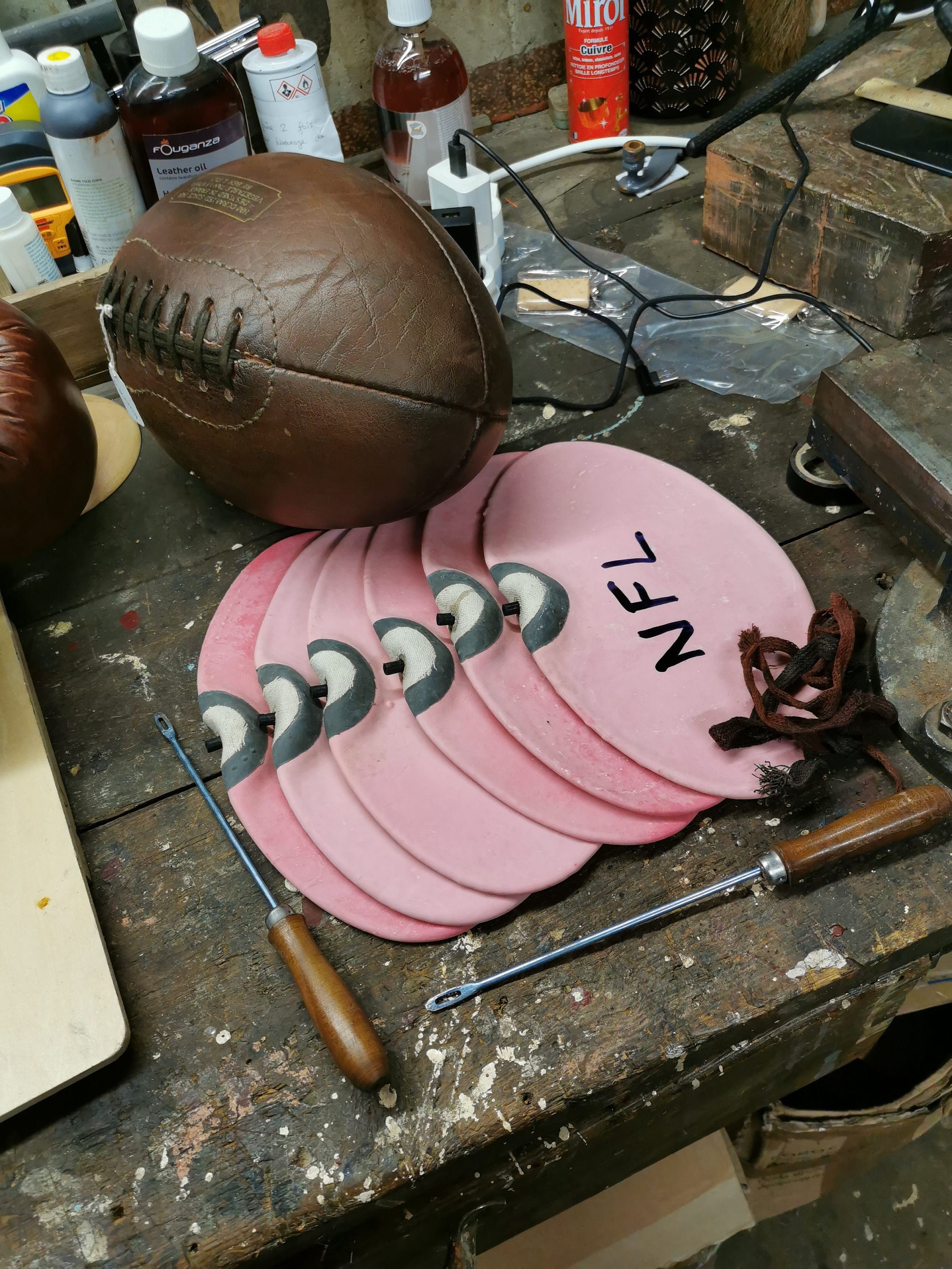 Leather Replacement Mini Rugby Ball Bladder Leather Replacement Mini Rugby Ball Bladder