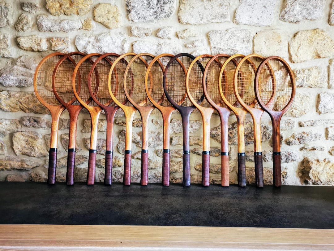 Vintage Wooden Tennis Racket 1880s – Handmade Ben & Flo Reissue ...