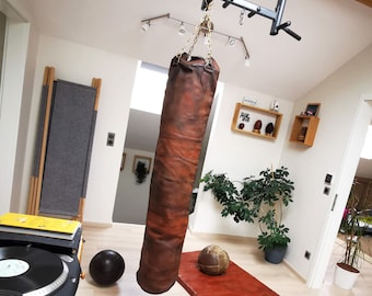 HAVANA Leather PUNCHING BAG – Heavy Duty Boxing Bag for Gym Home