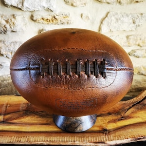 1st NFL 1920s AMERICAN FOOTBALL Made With Buffalo and Cow Vegetable leather – Interior decoration, Memorabilia and Gift for Sport lovers