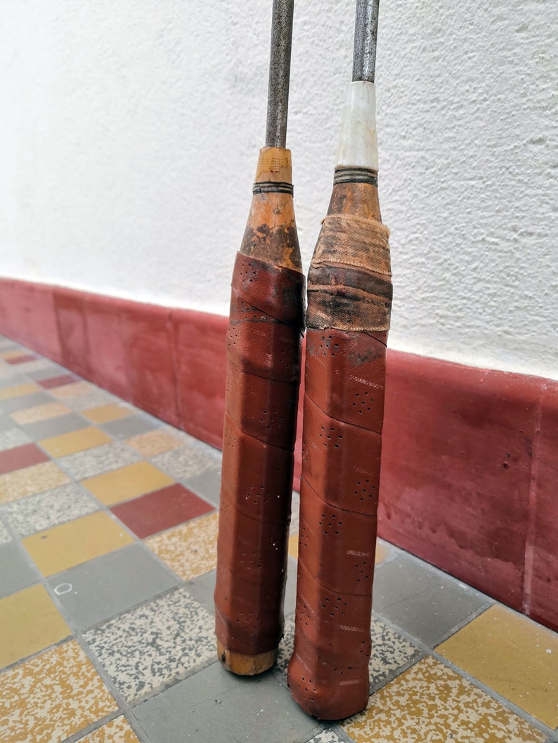 Old Vintage Collection Badminton Racket - Wood - Good Condition - Etsy