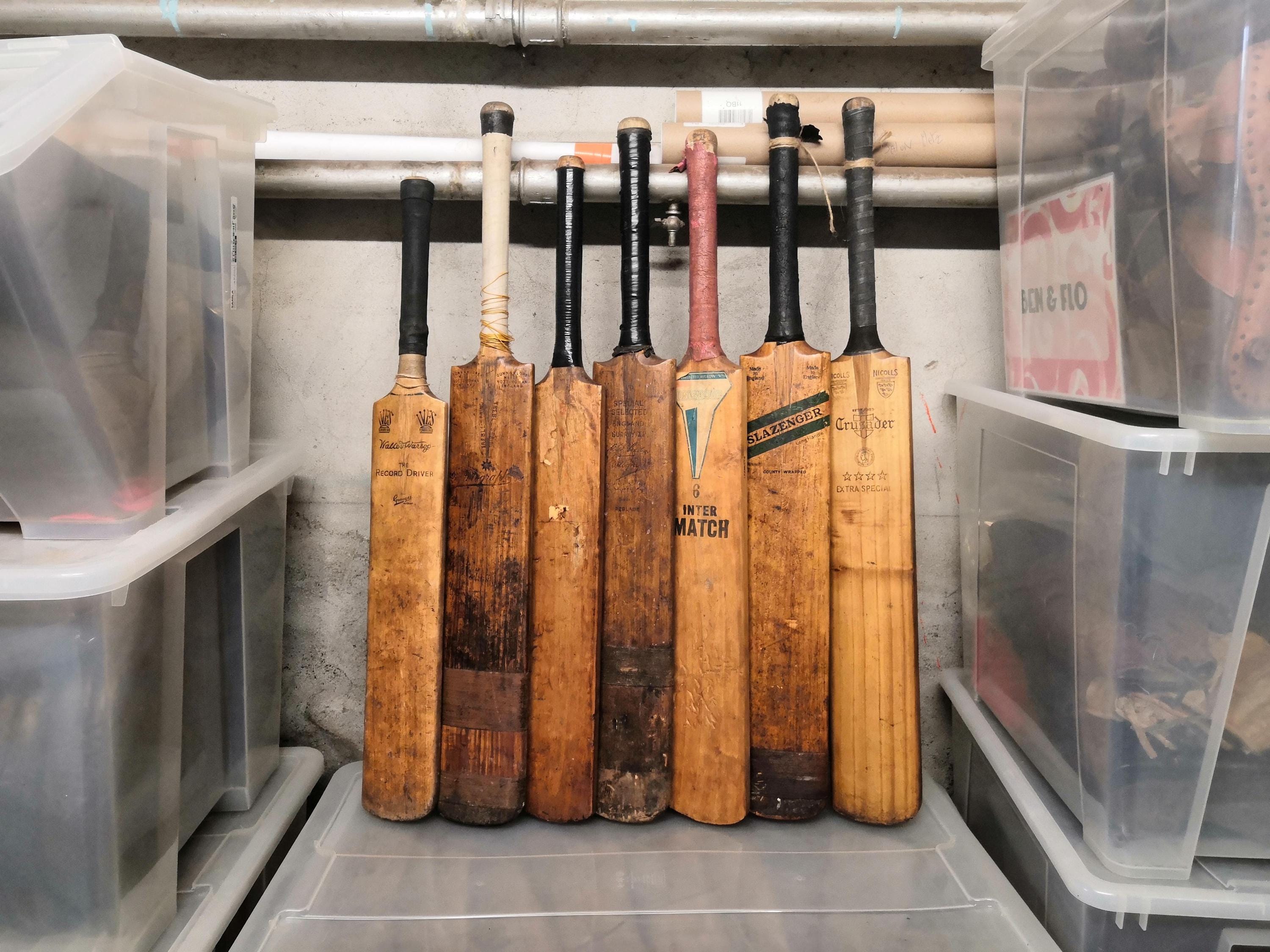 Authentic Vintage Cricket Bat 1940s–1950s – Original Old English 