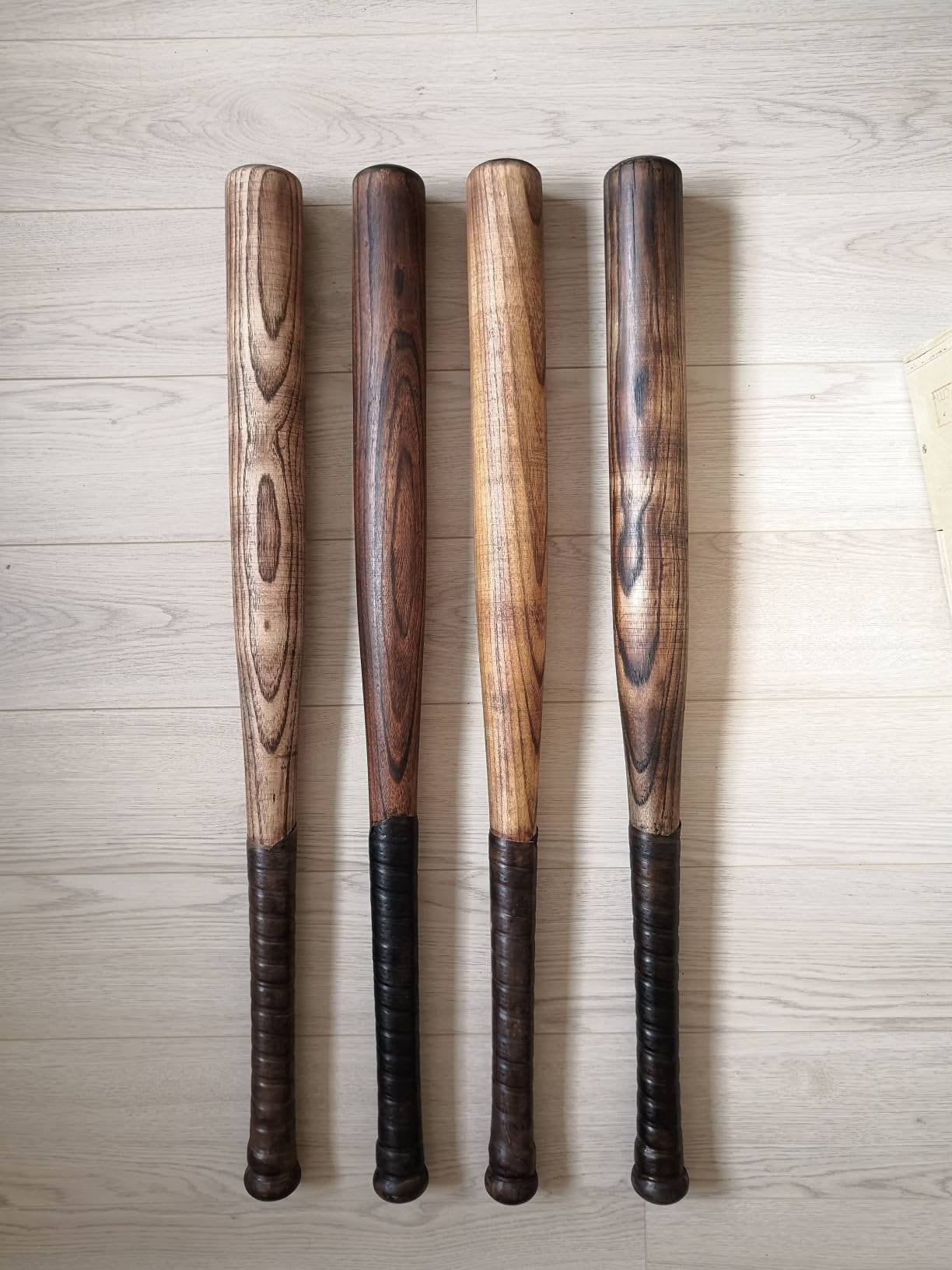 Mini support de batte de baseball, support en bois, support de