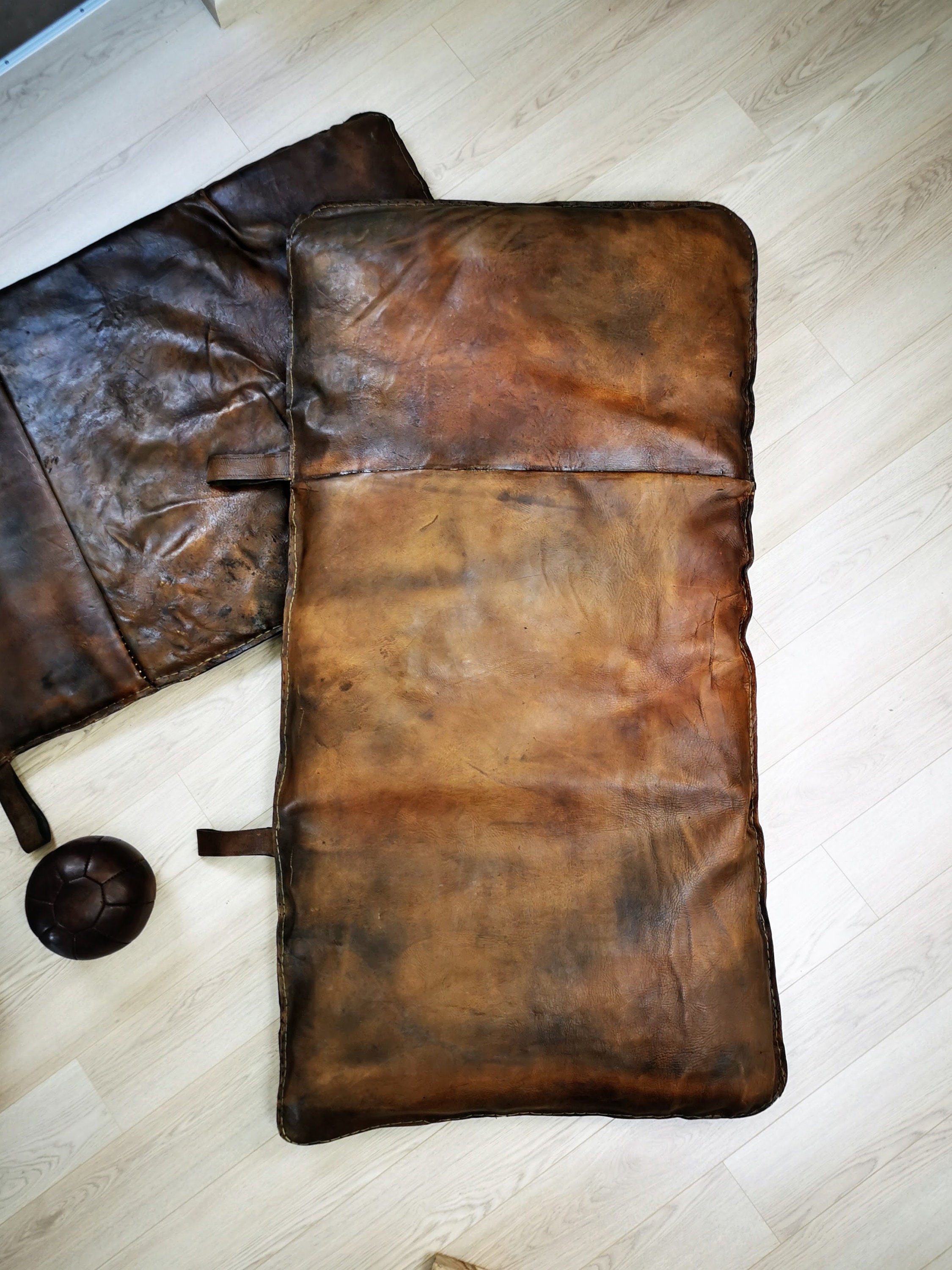 Vintage Leather Gym Mat