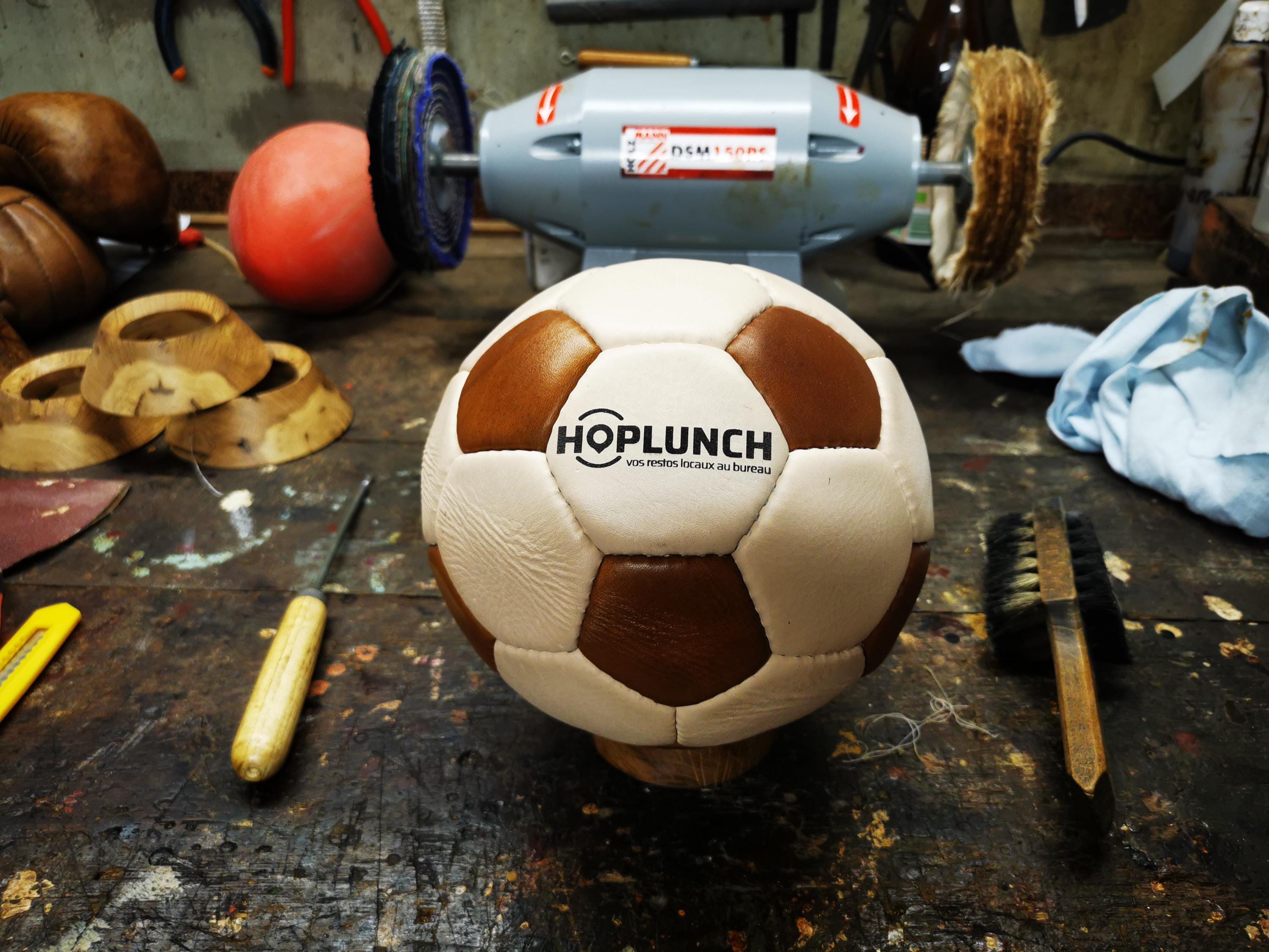 Personalized Leather Handball – Vintage Sports Decor, Decorative ...