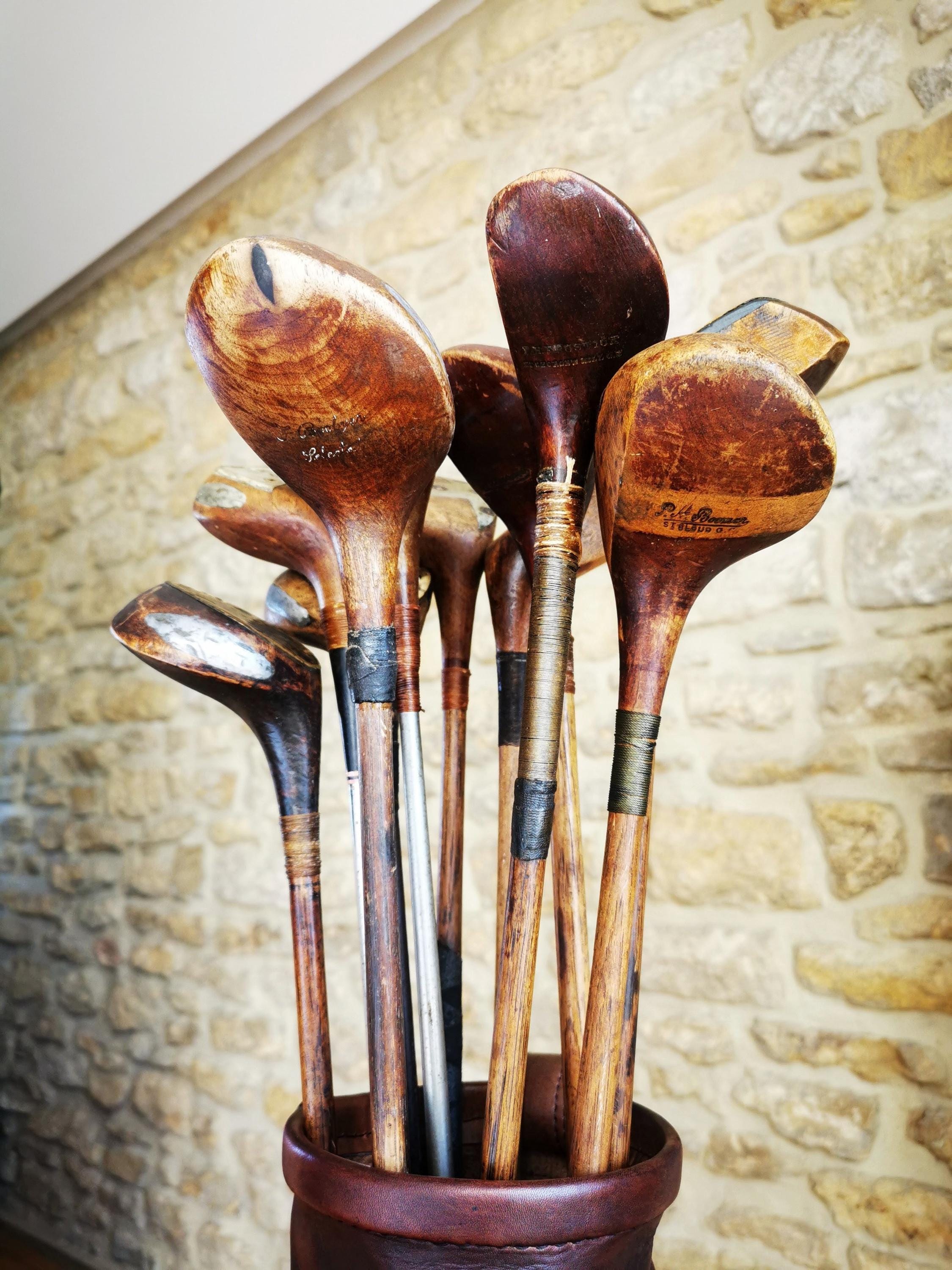 Antique wood shaft golf club - Etsy 日本