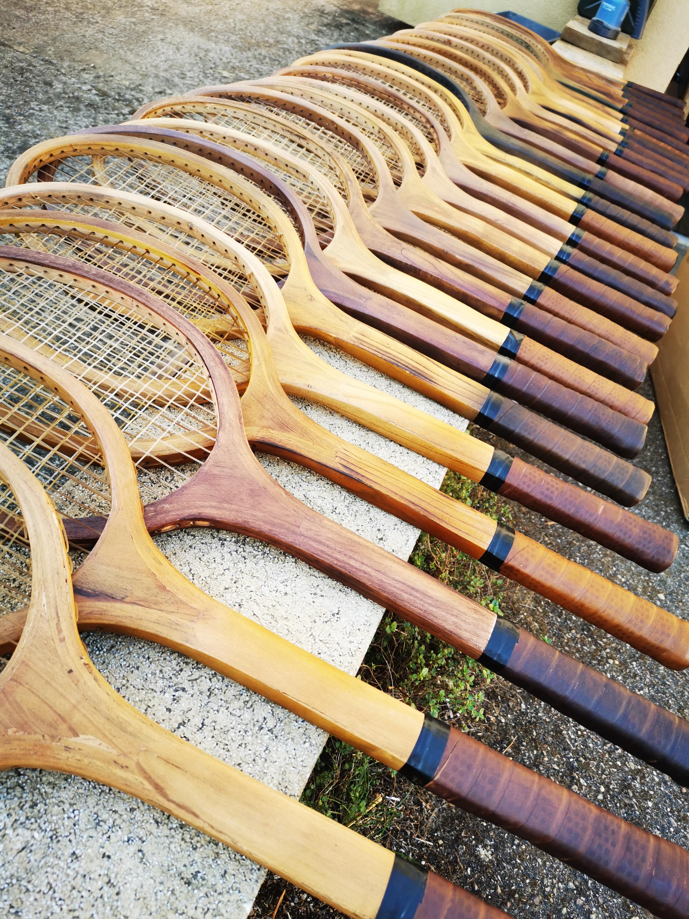Raquette De Tennis Rare Vers 1880 - XIXème - Pièce De Collection