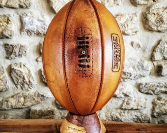 ラグビー - ヴィンテージ イングランド ラグビーボール / レザー