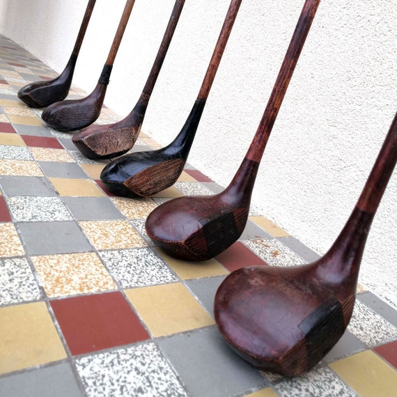 Vintage Wooden Golf Club – Authentic 1950s/60s Driver