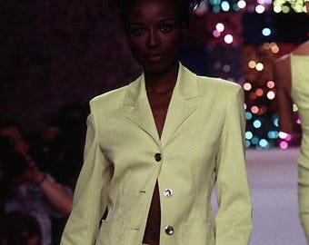 Todd Oldham S/S 1996 Runway Blazer Jacket Documented Archive
