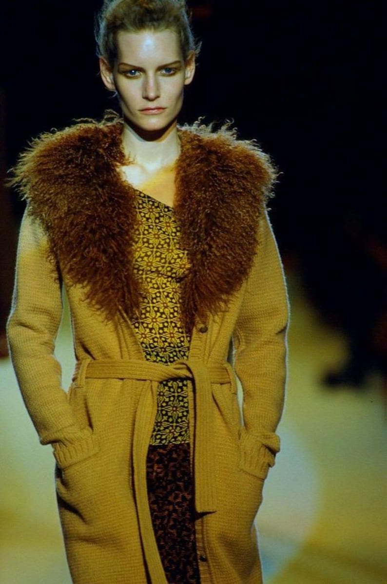 Versace Versus F/W 1996 Runway Silk Sequin Skirt by Gianni Versace | Documented image 20