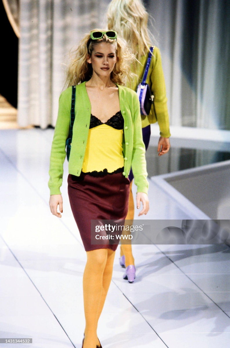 Gianni Versace F/W 1996 Runway Wool Skirt Documented image 8