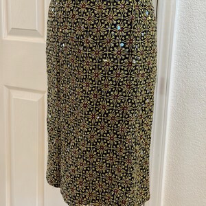 Versace Versus F/W 1996 Runway Silk Sequin Skirt by Gianni Versace | Documented image 15
