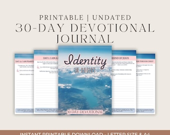Identity In Christ Devotional Journal