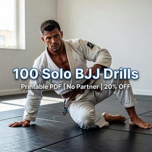 100 ćwiczeń BJJ solo, zeszyt ćwiczeń do druku w formacie PDF | Trening bez partnera