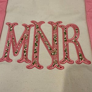 Personalized Teacher Tote Bag, Canvas Bag, Monogrammed Gift, Back to School image 8