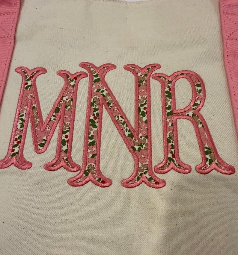 Personalized Teacher Tote Bag, Canvas Bag, Monogrammed Gift, Back to School image 8