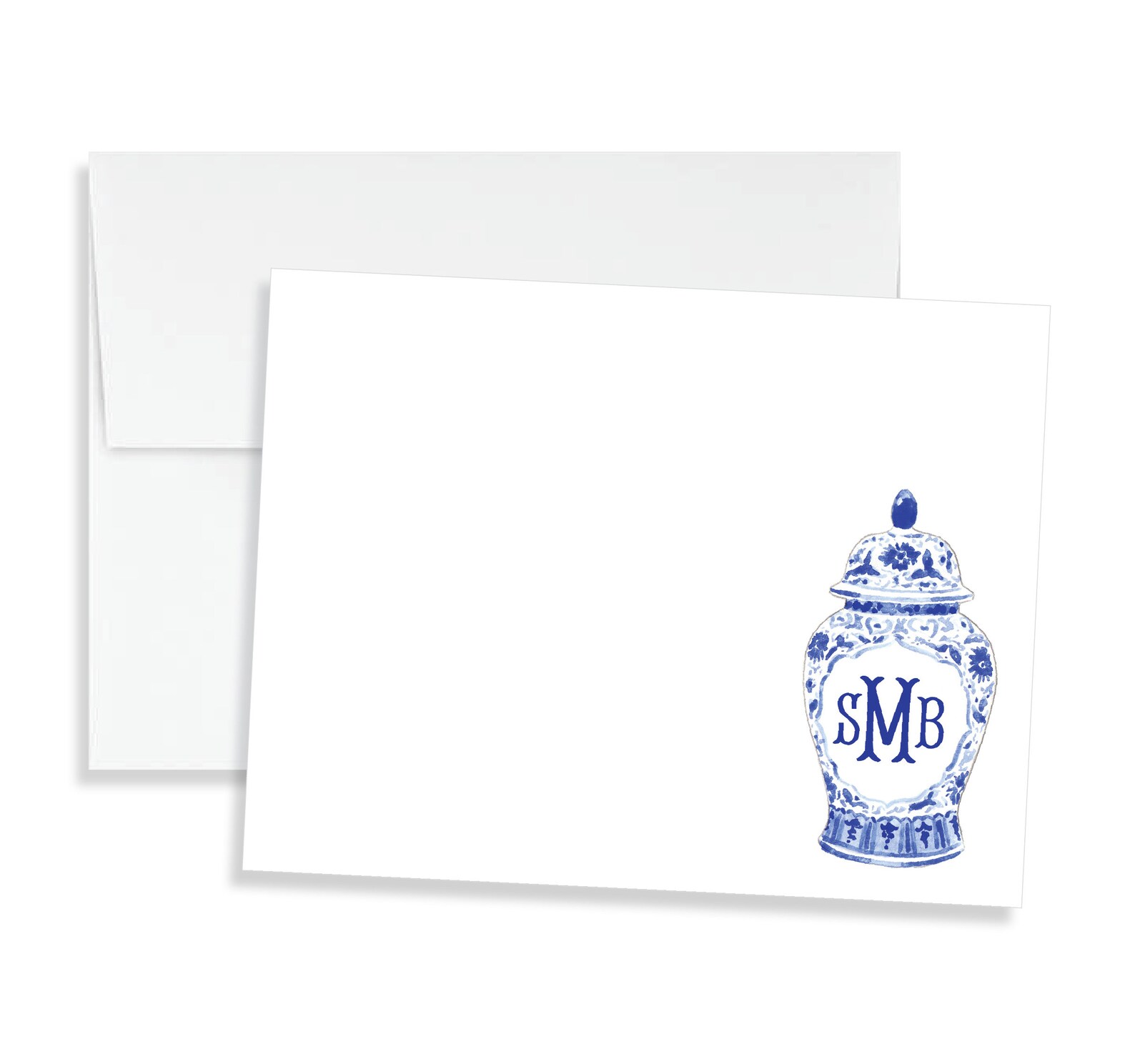 Personalized Stationery Monogrammed Ginger Jar Stationery Etsy