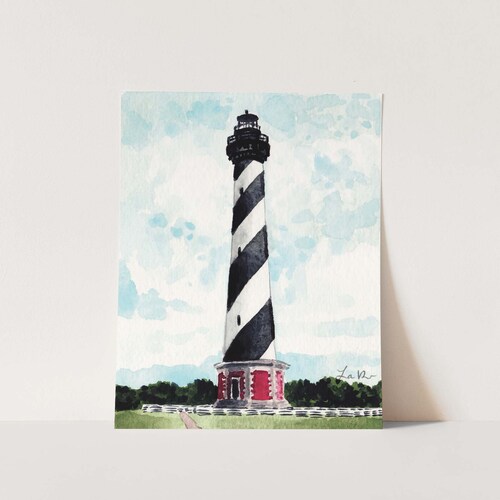 Cape Hatteras North Carolina Lighthouse PRINTABLE Wall Art / - Etsy