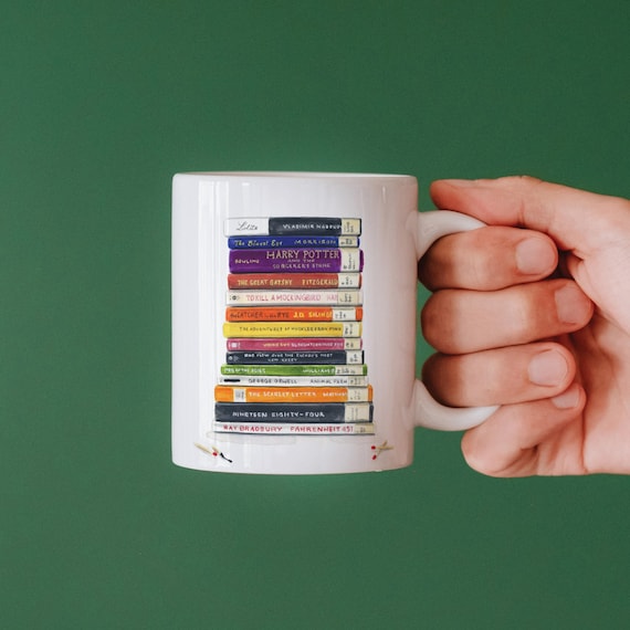 Coffee Mug - Banned Books - Book Mug, Book Lover Gift, Book Gift, Reading Mug, Book Coffee Mug, Book Lover Mug, Librarian Mug, Teacher Gift