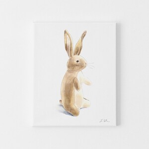The Velveteen Rabbit Art Print, Storybook Nursery Decor, Literature Wall Decor, Childrens Book Stuffed Animal, Gender Neutral Baby Gift image 3