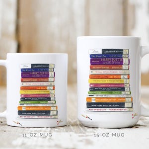 Coffee Mug - Banned Books - Book Mug, Book Lover Gift, Book Gift, Reading Mug, Book Coffee Mug, Book Lover Mug, Librarian Mug, Teacher Gift image 2