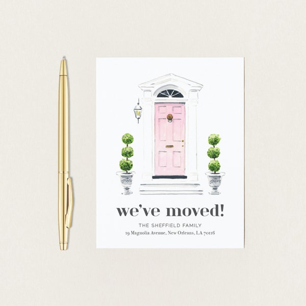 We Ve Moved Cards Etsy