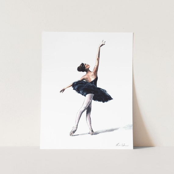 8 X 6 Acrylic on stretched canvas Ballet dancer Original Art