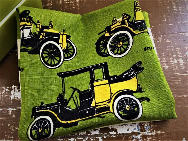 NWOT Tammis Keefe Towel ~~ Antique Roadsters Model Ts Vtg