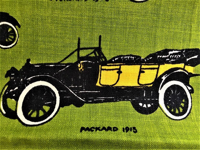 NWOT Tammis Keefe Towel ~~ Antique Roadsters Model Ts Vtg