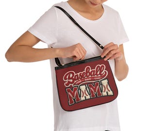 Baseball Mama Small Shoulder Bag | Sports Mom Crossbody Purse