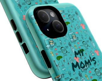 Gepersonaliseerde mini-telefoonhoesje met medische pictogrammen | Stevige magnetische hoes