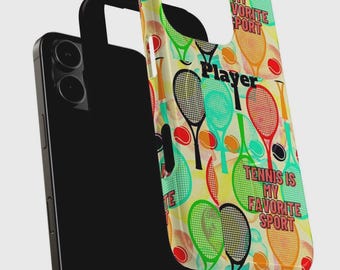 Tennis Is My Favorite Sport-telefoonhoesje | Stevige magnetische hoes