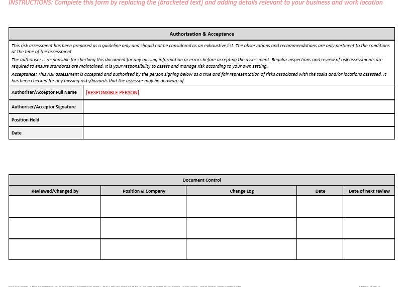 Rams Template.pdf Demolition RAMS Template | Editable Word Doc | Risk Assessment & Method ...