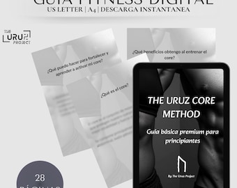 Digitaler Core-Trainingsleitfaden für Anfänger | Aktivierung, Technik und Übungen | Fitness-E-Book auf Spanisch