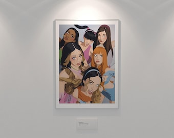 KATSEYE Printable Wall Art, Poster, Room Decor, Digital Download