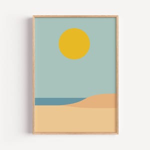 Low Tide - California Wall Art | Pacific Light Print | Digital Download