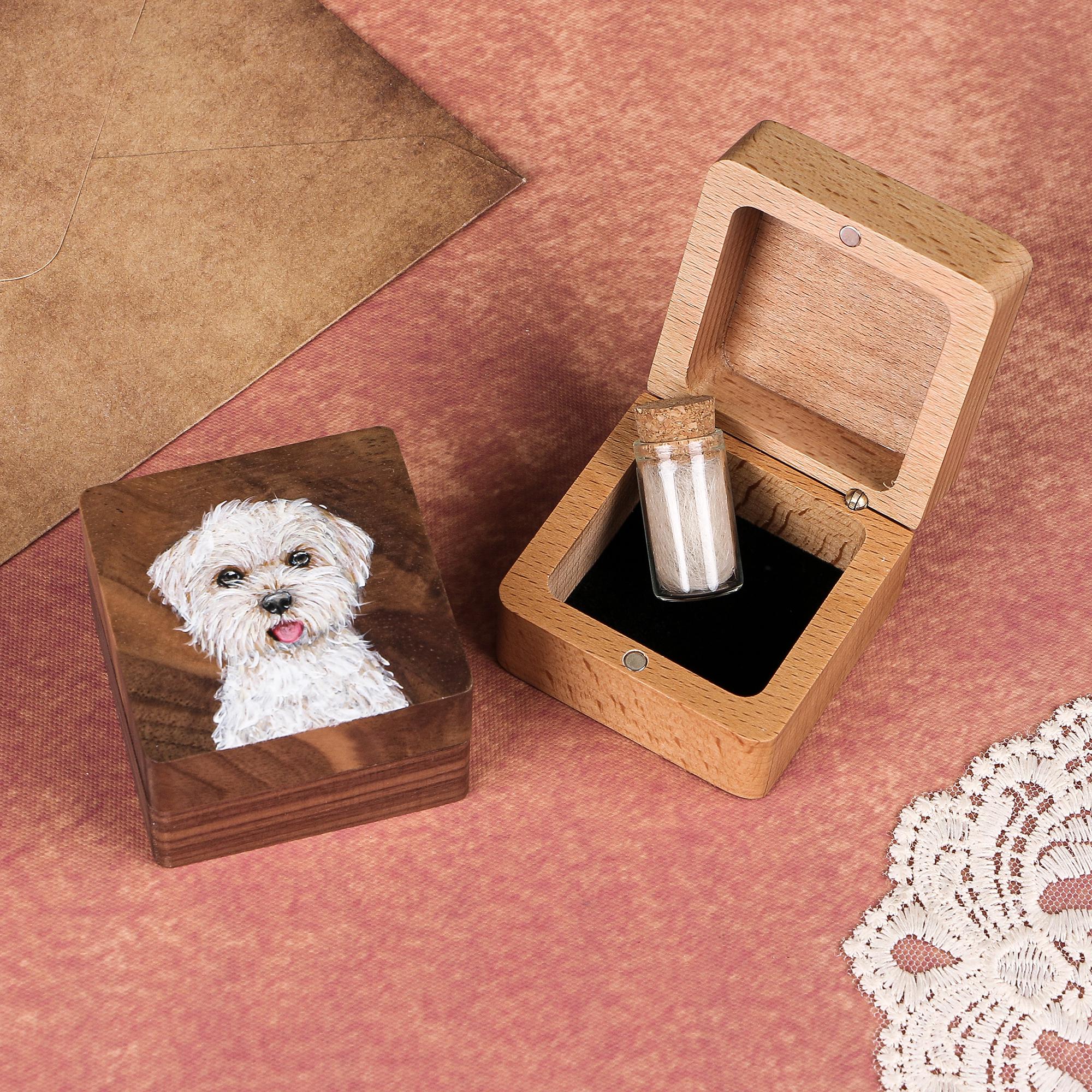 Hand Painted Wooden Box Cat - Etsy
