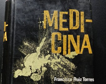 Vintage Spanish English Dictionary Medina Ruiz Torres   Hardback DJ
