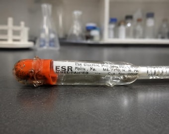 Vintage German Medical ESR Laboratory Sedimentation Instrument