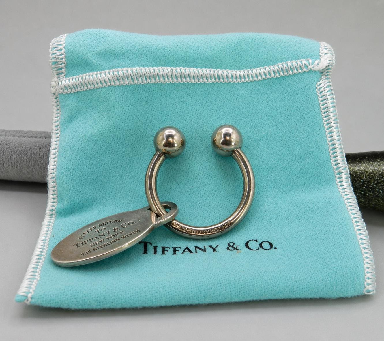Tiffanys and Co Key Ring - Etsy